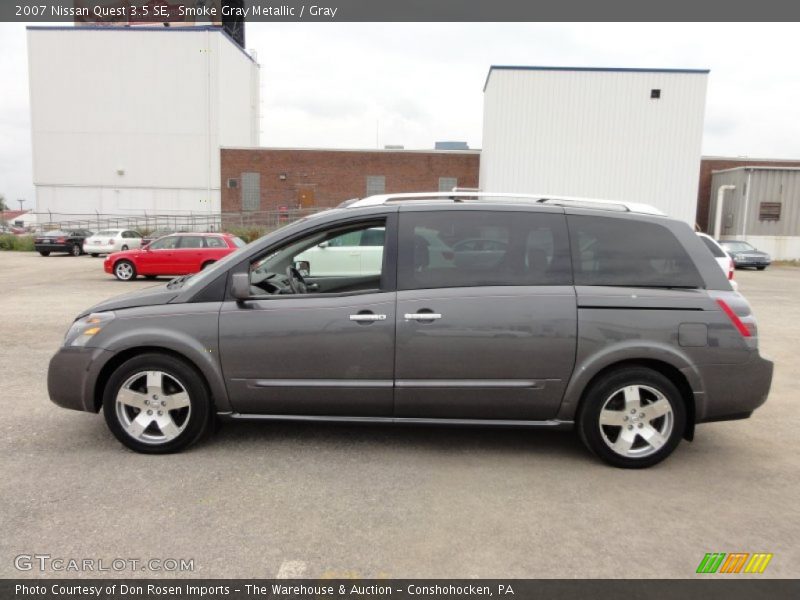 Smoke Gray Metallic / Gray 2007 Nissan Quest 3.5 SE