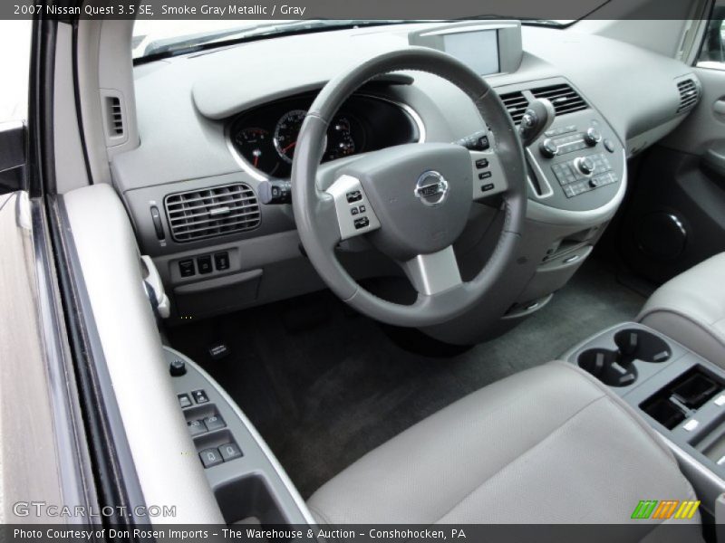Smoke Gray Metallic / Gray 2007 Nissan Quest 3.5 SE