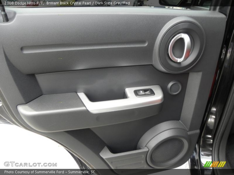 Brilliant Black Crystal Pearl / Dark Slate Gray/Red 2008 Dodge Nitro R/T