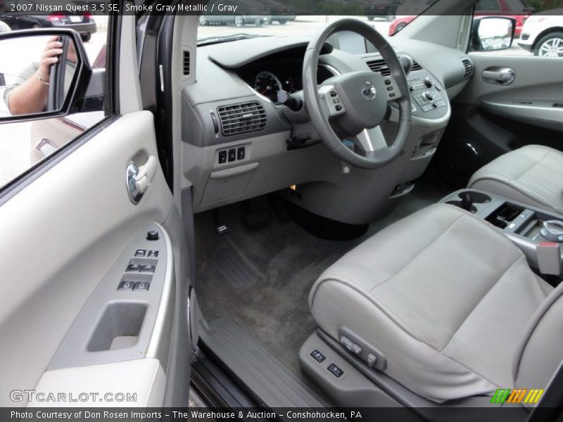 Smoke Gray Metallic / Gray 2007 Nissan Quest 3.5 SE