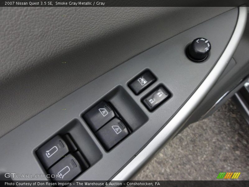 Smoke Gray Metallic / Gray 2007 Nissan Quest 3.5 SE