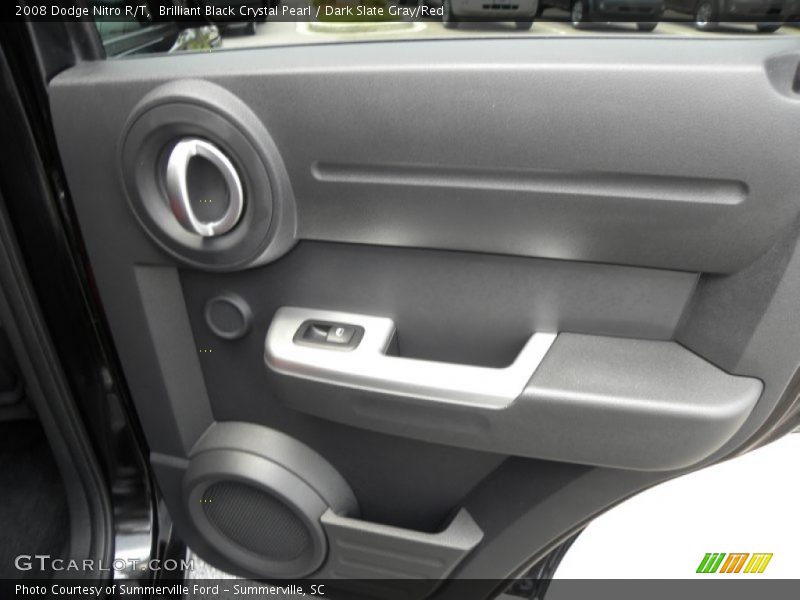 Brilliant Black Crystal Pearl / Dark Slate Gray/Red 2008 Dodge Nitro R/T