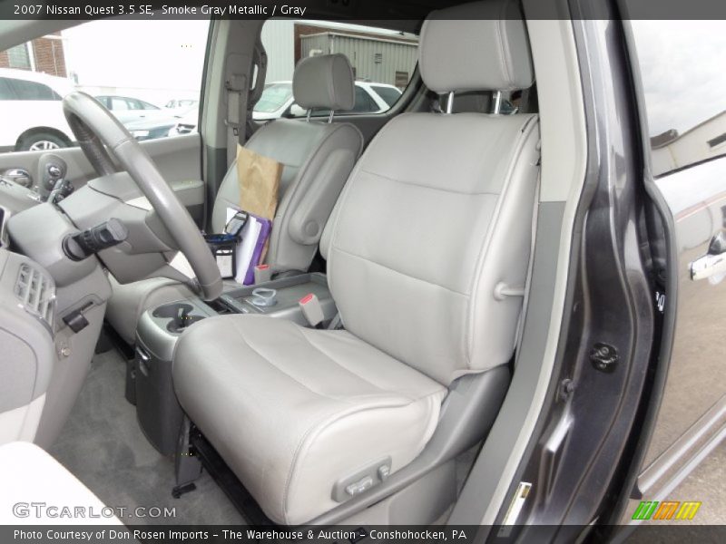 Smoke Gray Metallic / Gray 2007 Nissan Quest 3.5 SE