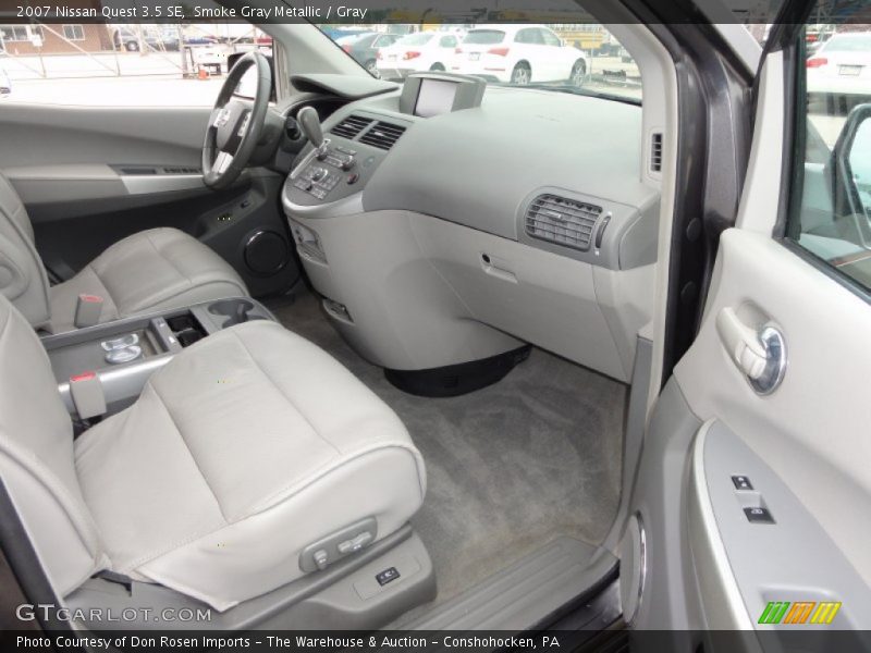 Smoke Gray Metallic / Gray 2007 Nissan Quest 3.5 SE