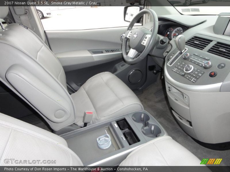 Smoke Gray Metallic / Gray 2007 Nissan Quest 3.5 SE