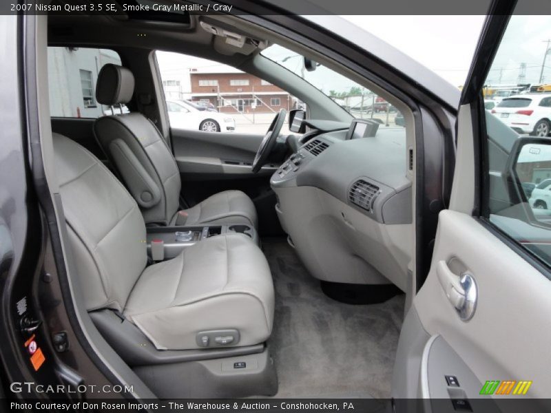 Smoke Gray Metallic / Gray 2007 Nissan Quest 3.5 SE