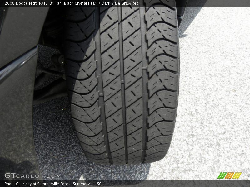 Brilliant Black Crystal Pearl / Dark Slate Gray/Red 2008 Dodge Nitro R/T