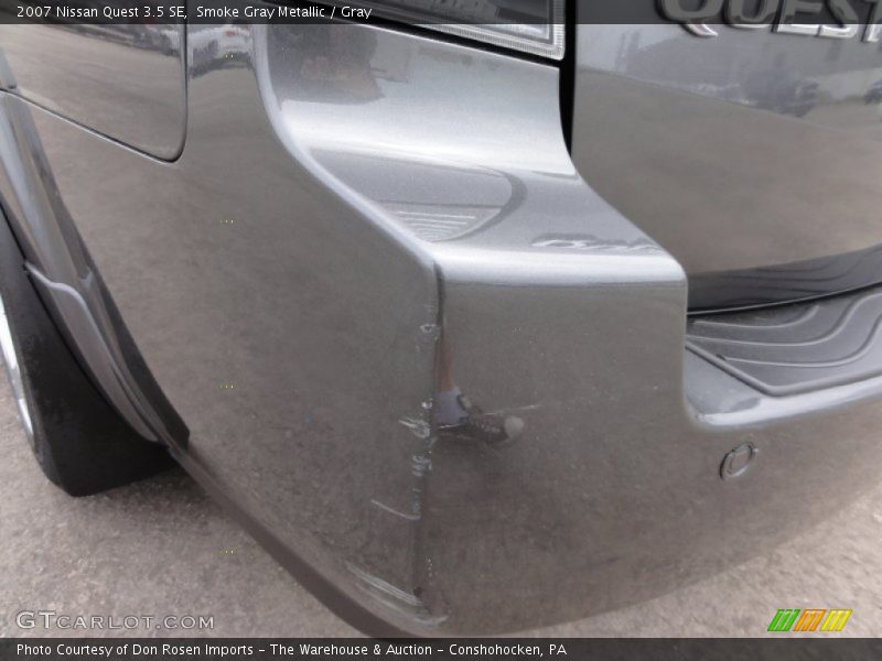 Smoke Gray Metallic / Gray 2007 Nissan Quest 3.5 SE