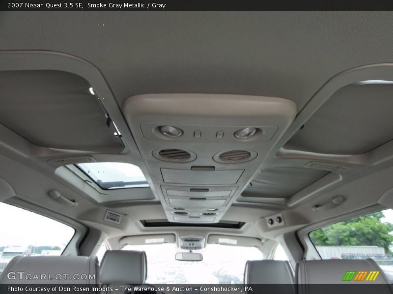 Smoke Gray Metallic / Gray 2007 Nissan Quest 3.5 SE