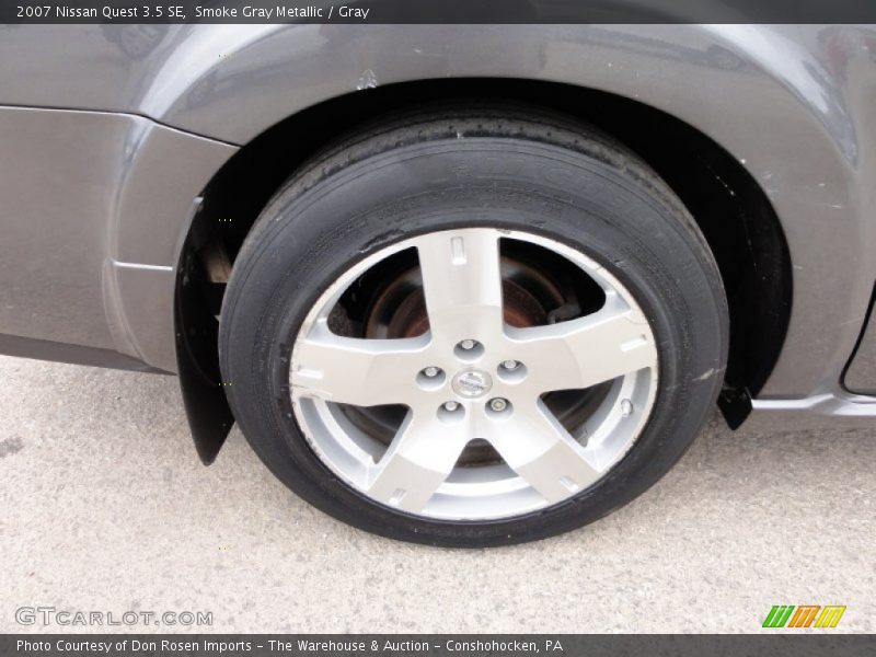 Smoke Gray Metallic / Gray 2007 Nissan Quest 3.5 SE