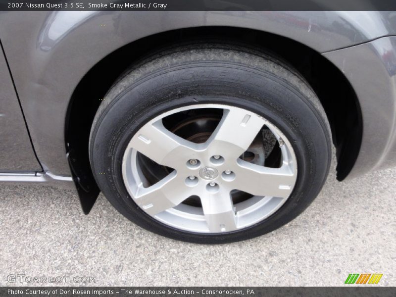 Smoke Gray Metallic / Gray 2007 Nissan Quest 3.5 SE