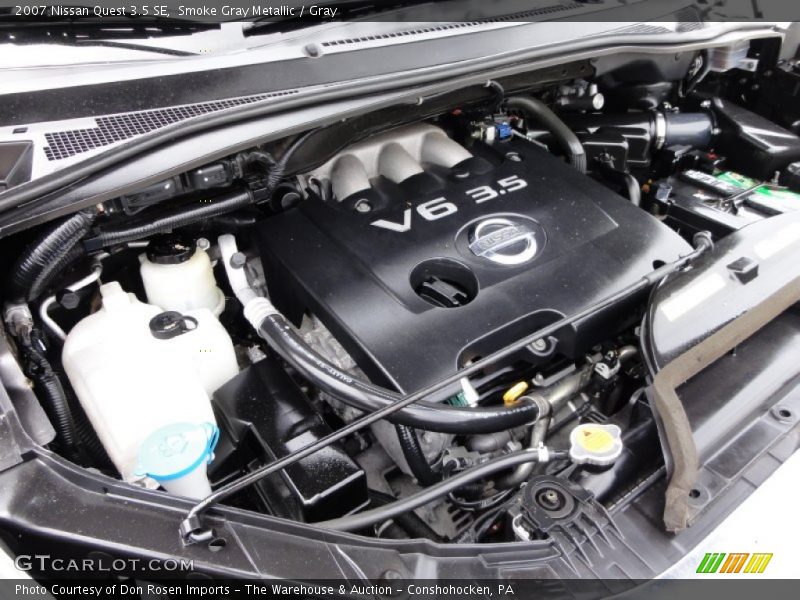 Smoke Gray Metallic / Gray 2007 Nissan Quest 3.5 SE