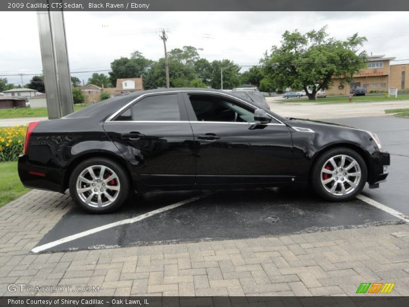 Black Raven / Ebony 2009 Cadillac CTS Sedan
