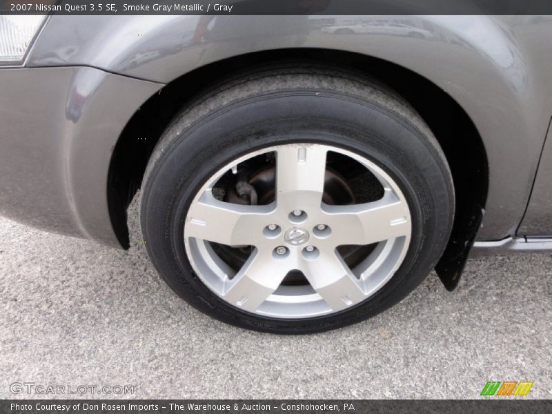 Smoke Gray Metallic / Gray 2007 Nissan Quest 3.5 SE