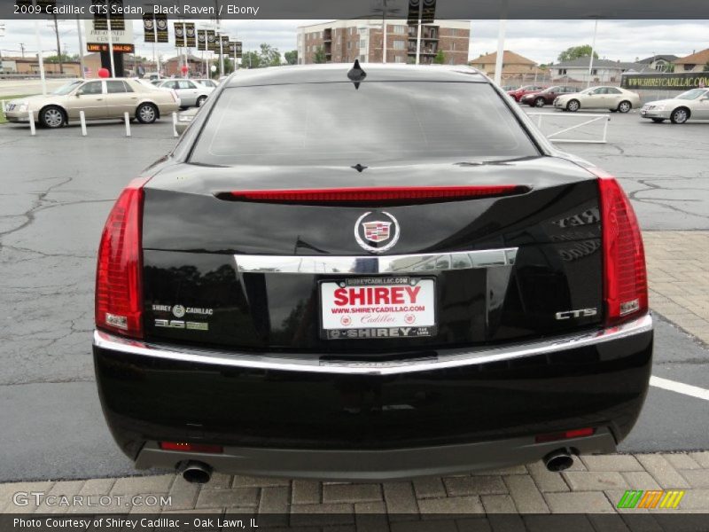 Black Raven / Ebony 2009 Cadillac CTS Sedan
