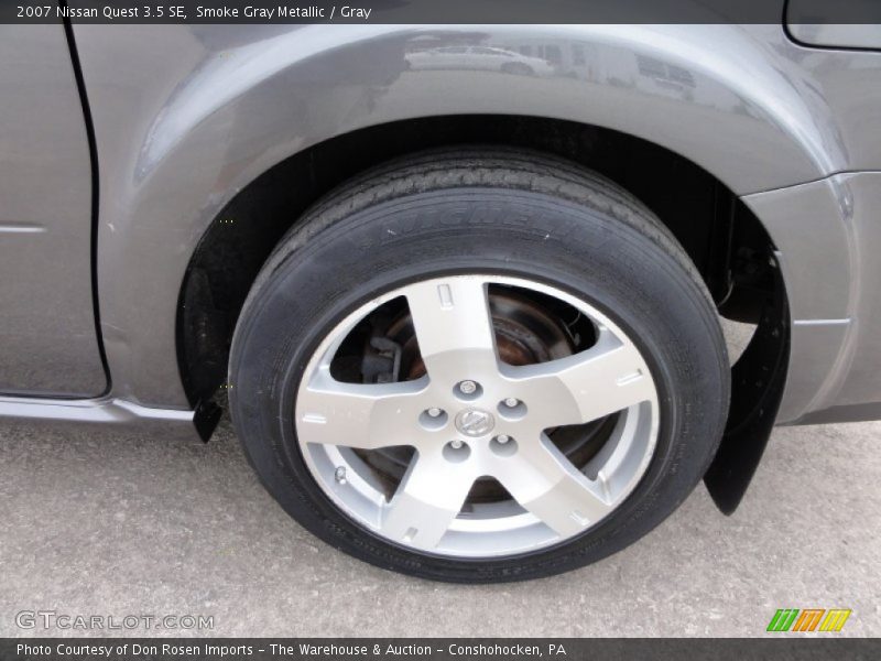 Smoke Gray Metallic / Gray 2007 Nissan Quest 3.5 SE