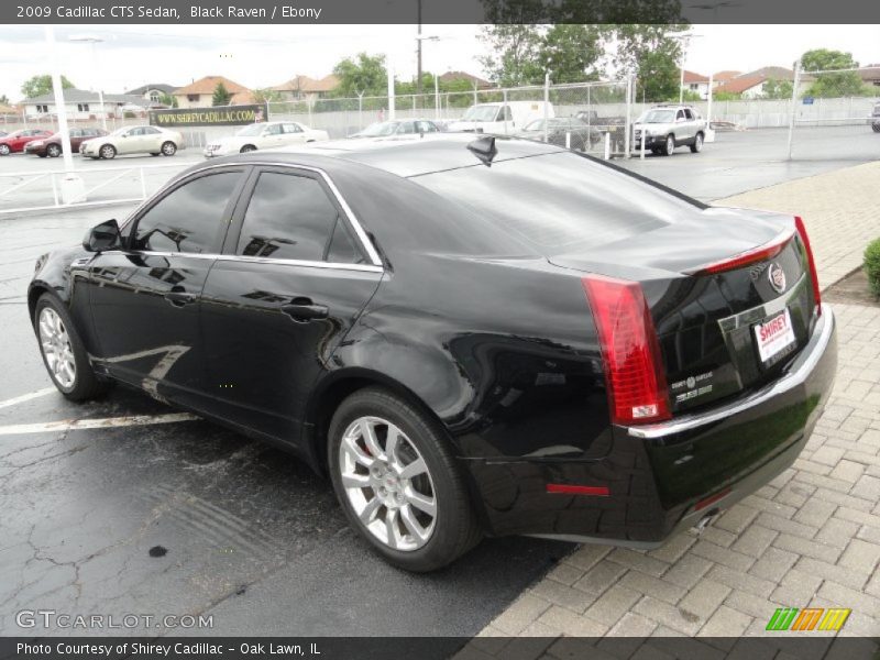 Black Raven / Ebony 2009 Cadillac CTS Sedan