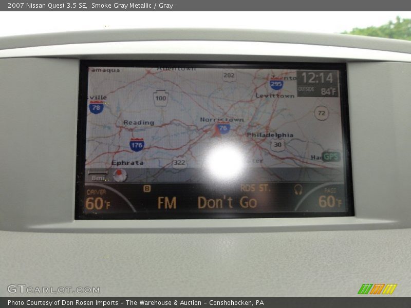 Smoke Gray Metallic / Gray 2007 Nissan Quest 3.5 SE