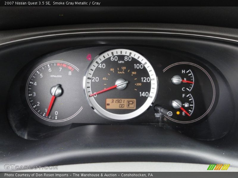 Smoke Gray Metallic / Gray 2007 Nissan Quest 3.5 SE