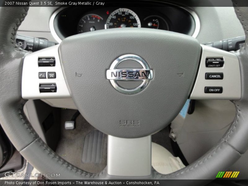 Smoke Gray Metallic / Gray 2007 Nissan Quest 3.5 SE