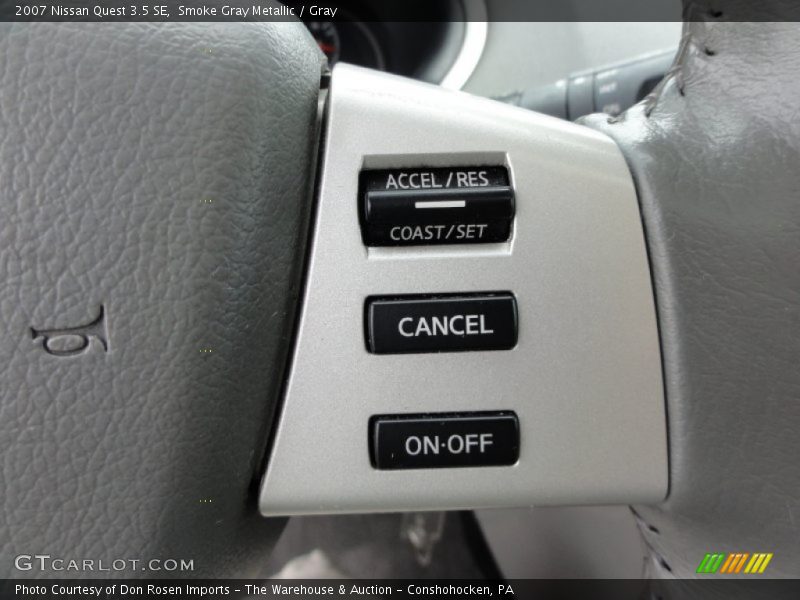 Smoke Gray Metallic / Gray 2007 Nissan Quest 3.5 SE