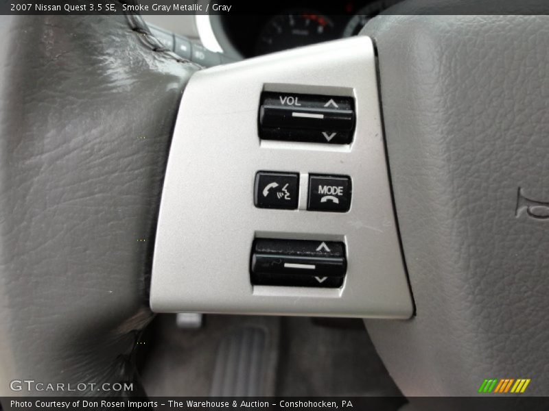 Smoke Gray Metallic / Gray 2007 Nissan Quest 3.5 SE