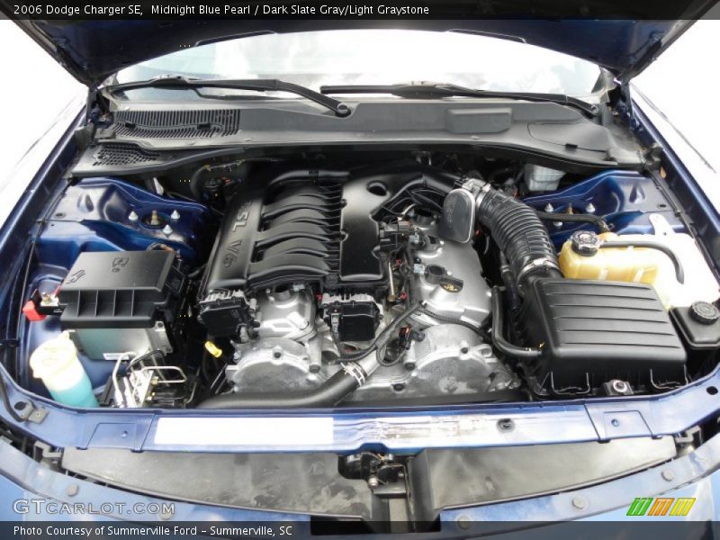 Midnight Blue Pearl / Dark Slate Gray/Light Graystone 2006 Dodge Charger SE