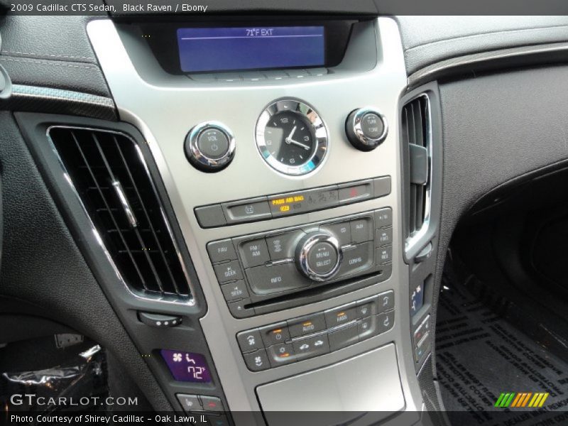 Black Raven / Ebony 2009 Cadillac CTS Sedan