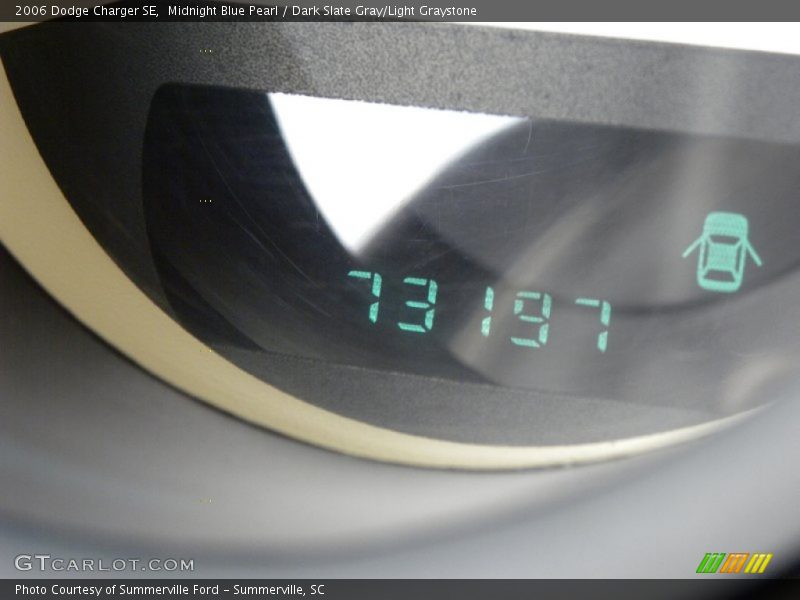 Midnight Blue Pearl / Dark Slate Gray/Light Graystone 2006 Dodge Charger SE