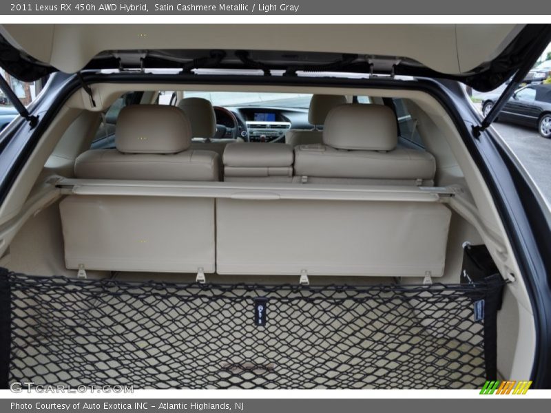 Satin Cashmere Metallic / Light Gray 2011 Lexus RX 450h AWD Hybrid