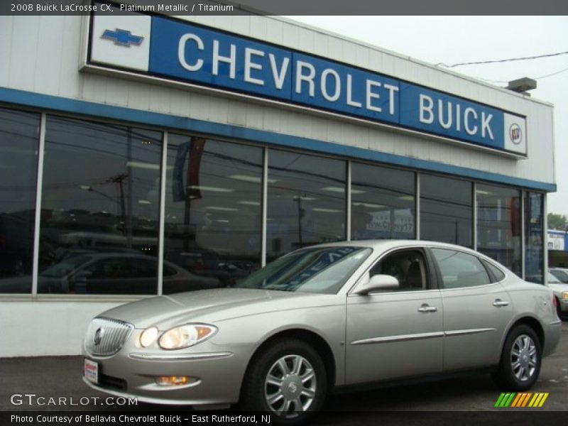 Platinum Metallic / Titanium 2008 Buick LaCrosse CX