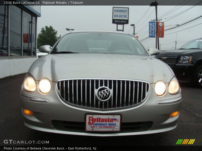 Platinum Metallic / Titanium 2008 Buick LaCrosse CX