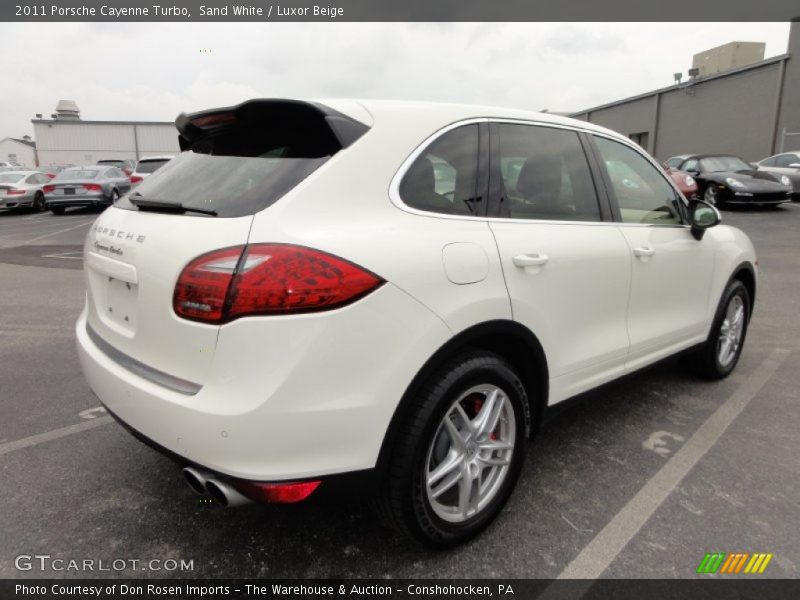 Sand White / Luxor Beige 2011 Porsche Cayenne Turbo