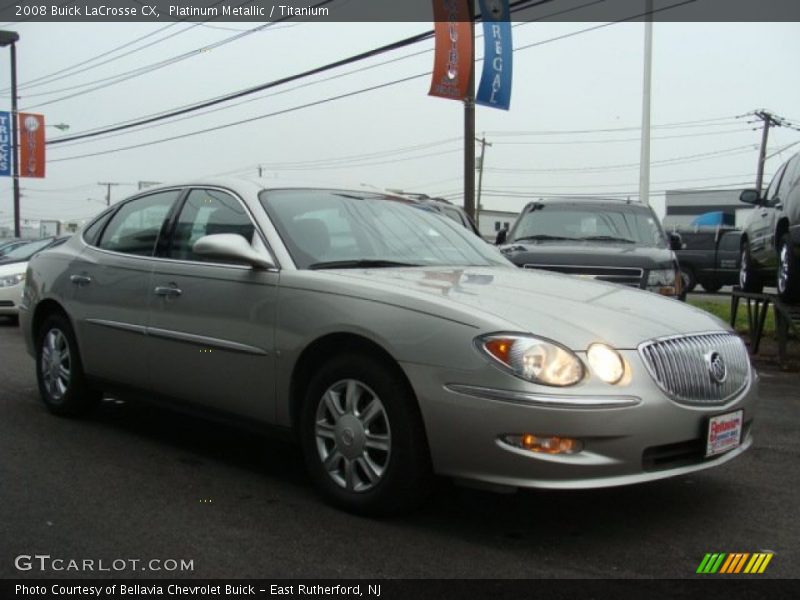 Platinum Metallic / Titanium 2008 Buick LaCrosse CX