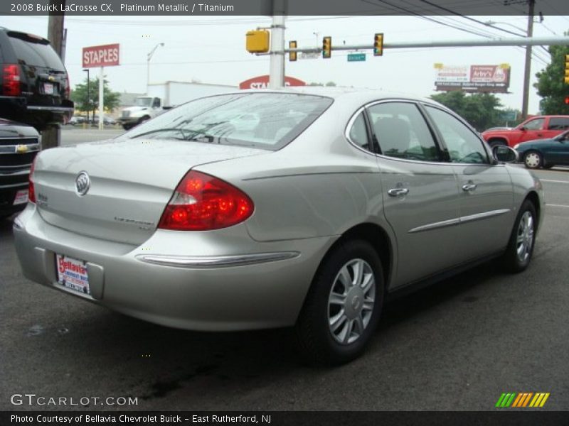 Platinum Metallic / Titanium 2008 Buick LaCrosse CX