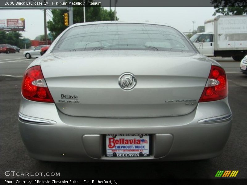 Platinum Metallic / Titanium 2008 Buick LaCrosse CX