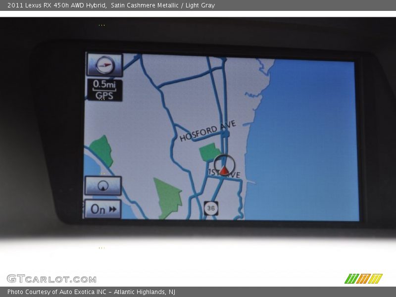 Navigation of 2011 RX 450h AWD Hybrid