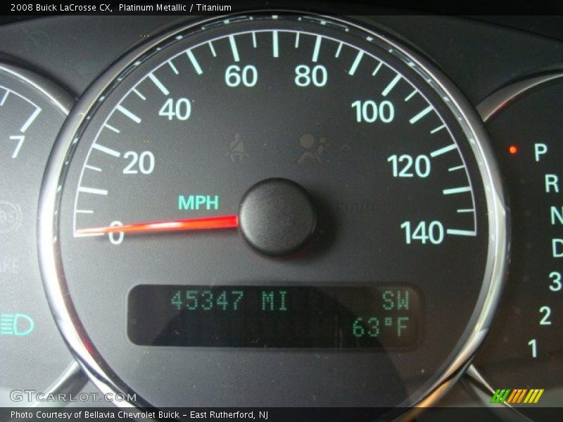 Platinum Metallic / Titanium 2008 Buick LaCrosse CX