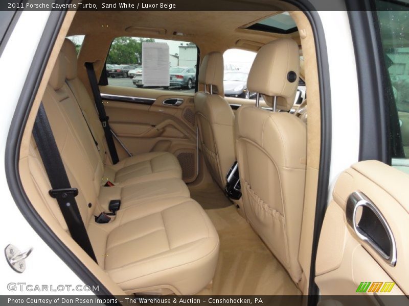 Sand White / Luxor Beige 2011 Porsche Cayenne Turbo