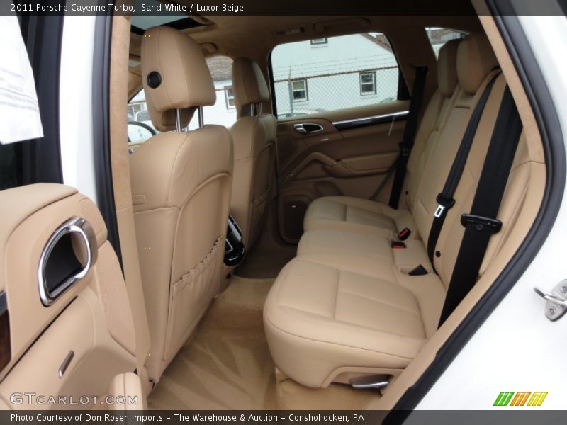 Sand White / Luxor Beige 2011 Porsche Cayenne Turbo