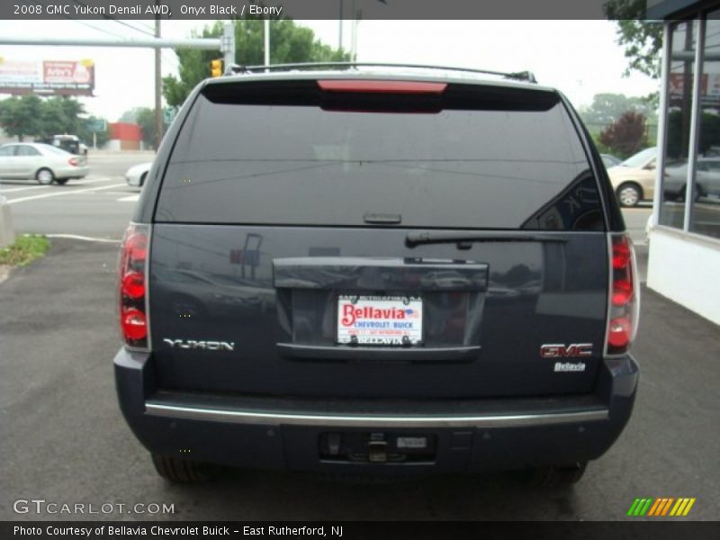 Onyx Black / Ebony 2008 GMC Yukon Denali AWD