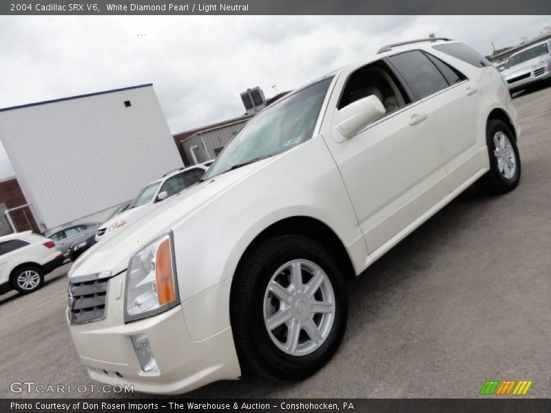White Diamond Pearl / Light Neutral 2004 Cadillac SRX V6