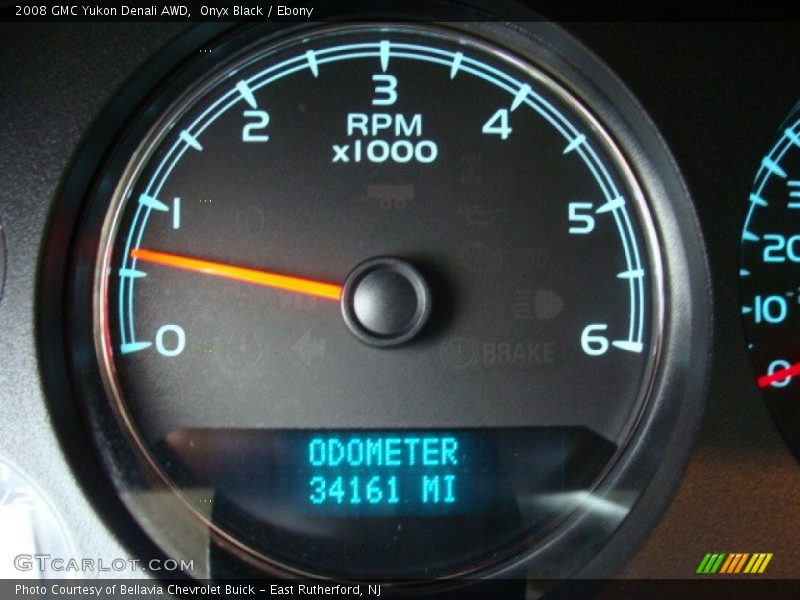 Onyx Black / Ebony 2008 GMC Yukon Denali AWD