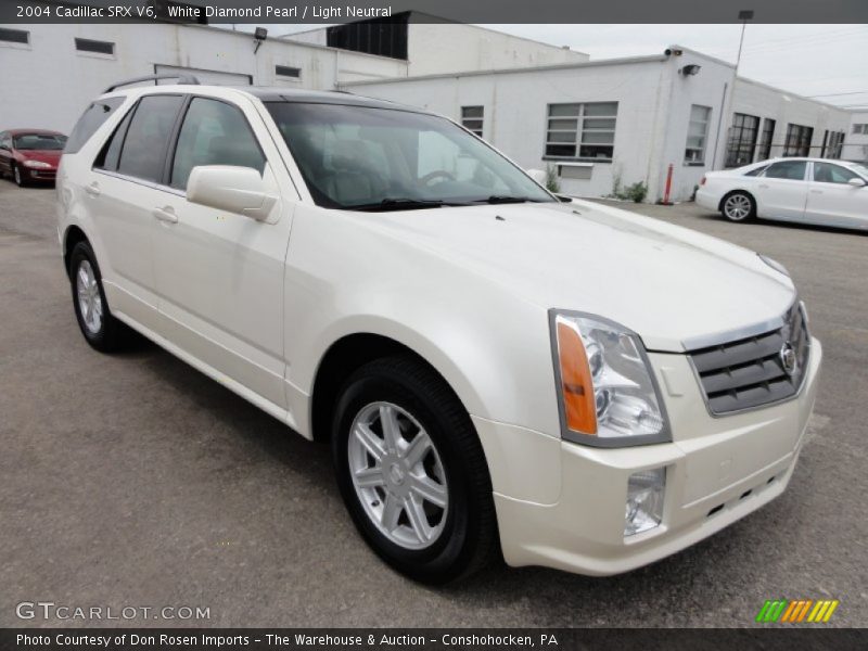 White Diamond Pearl / Light Neutral 2004 Cadillac SRX V6