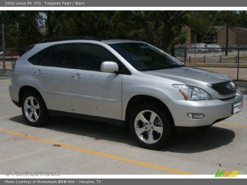 Tungsten Pearl / Black 2009 Lexus RX 350