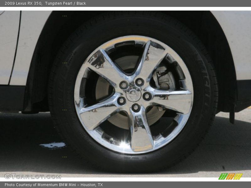 Tungsten Pearl / Black 2009 Lexus RX 350