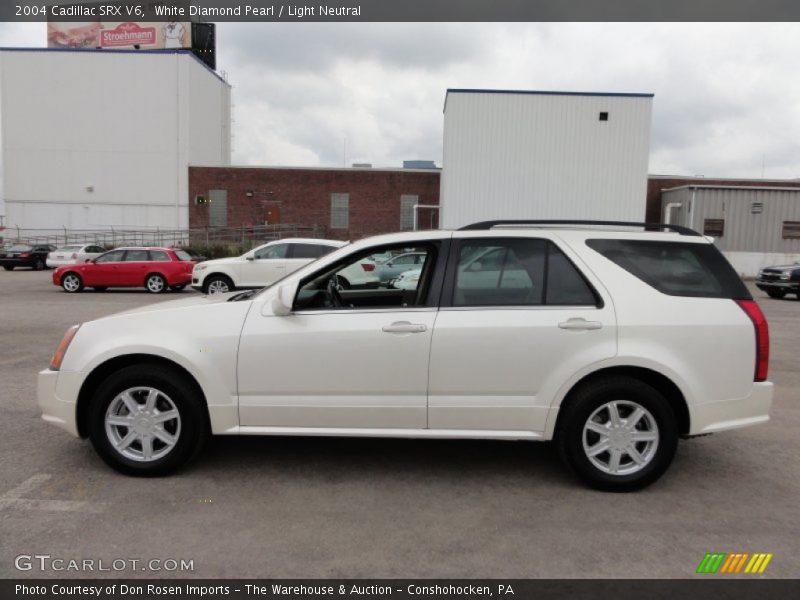White Diamond Pearl / Light Neutral 2004 Cadillac SRX V6