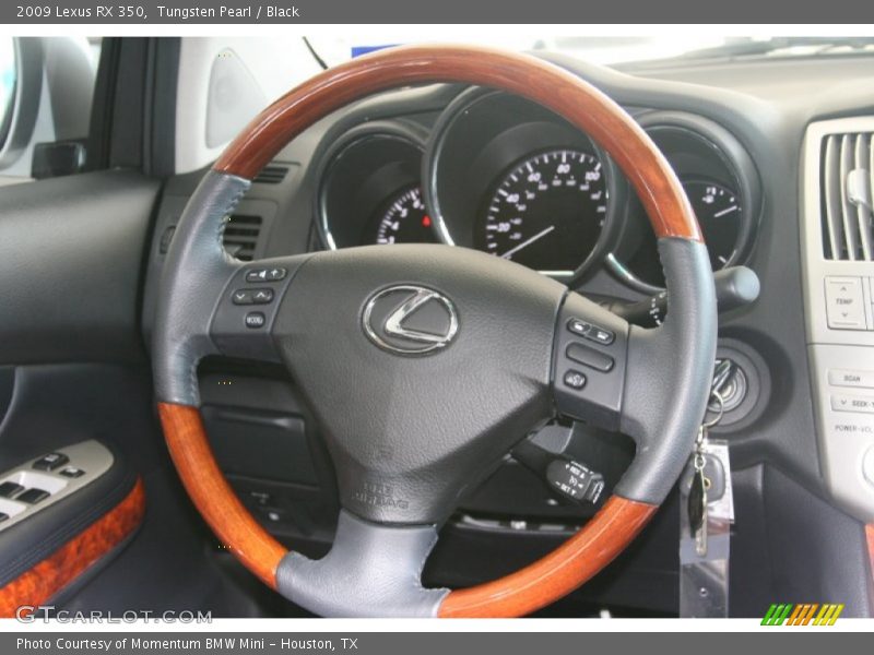 Tungsten Pearl / Black 2009 Lexus RX 350