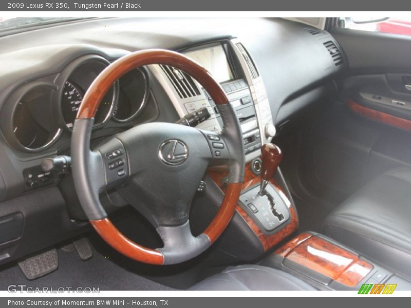 Tungsten Pearl / Black 2009 Lexus RX 350
