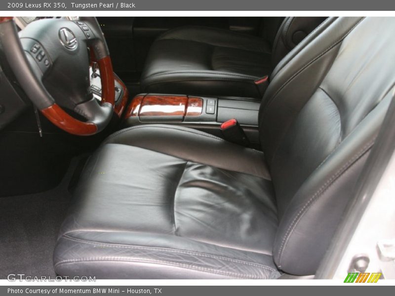 Tungsten Pearl / Black 2009 Lexus RX 350